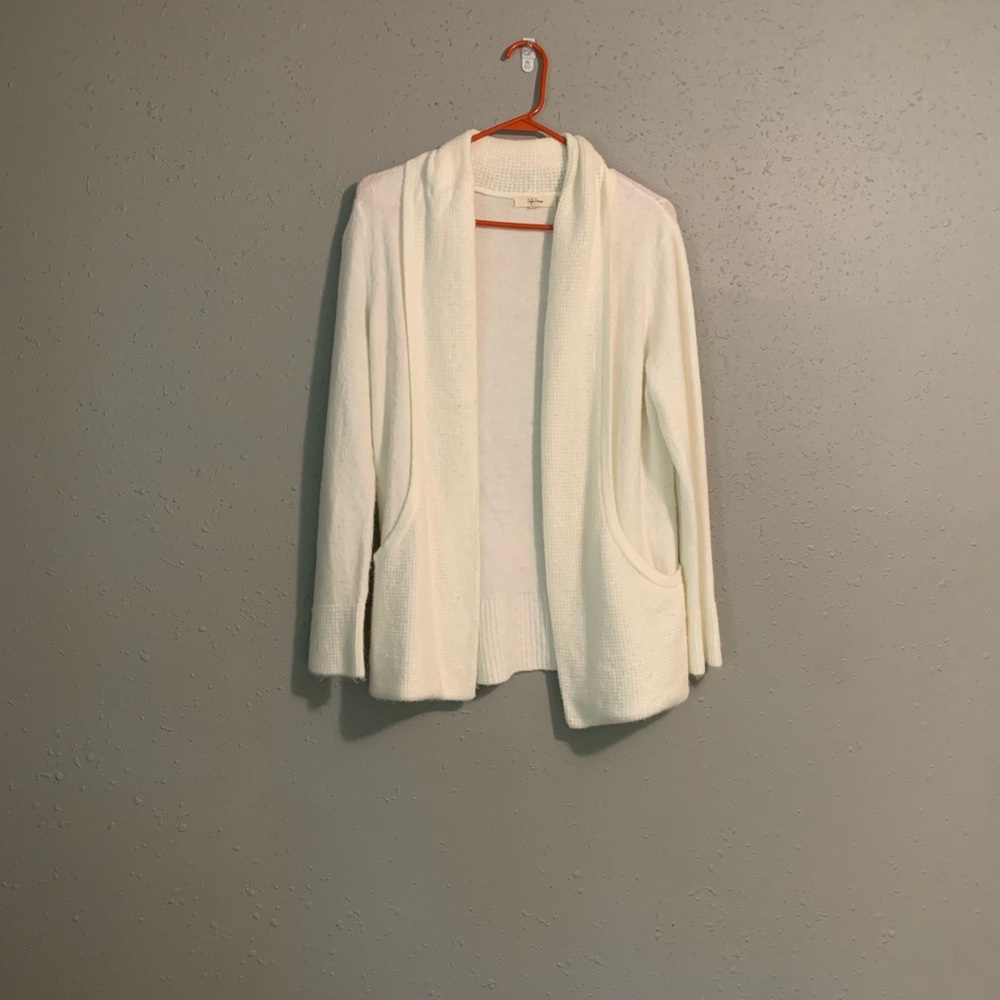 White Medium Peyton Primrose Cardigan